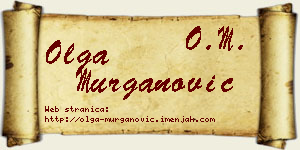 Olga Murganović vizit kartica